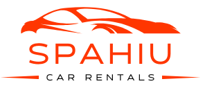 Modern Orange Car Rental Logo